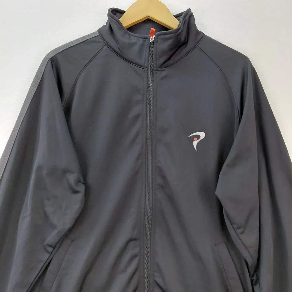 Titleist Performance Institute Golf Jacket Mens Size XL Black Full Zip Stretch